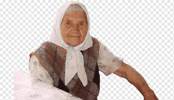 Старуха в платке
