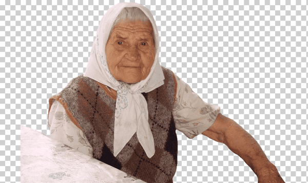 Старуха в платке