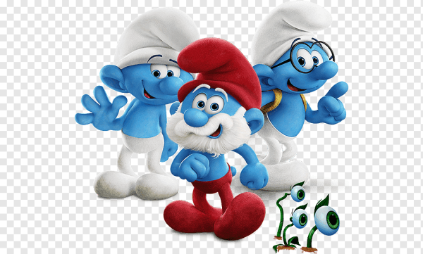 Смурфик Smurfs папа Смурф