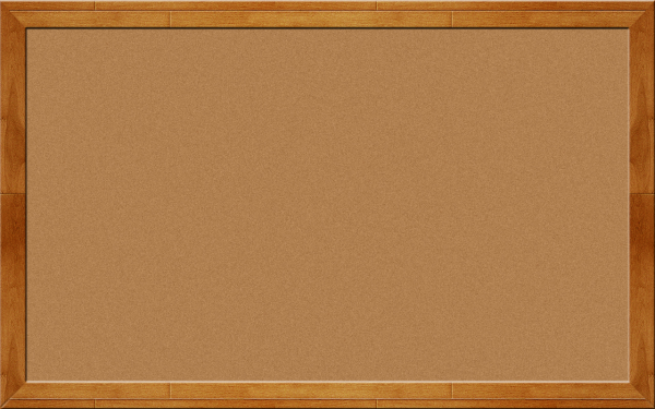 Деревянная доска объявлений