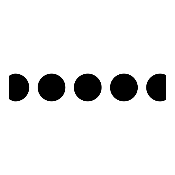 Линия из кружочков