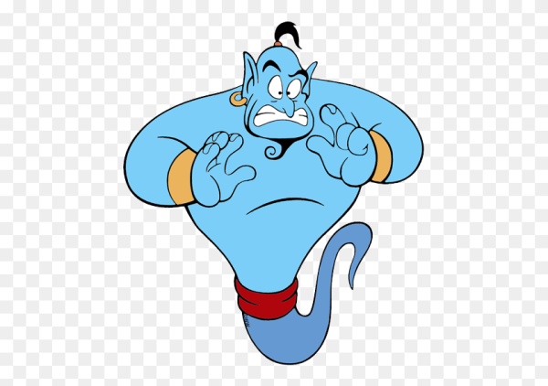 Джин из лампы Аладдина