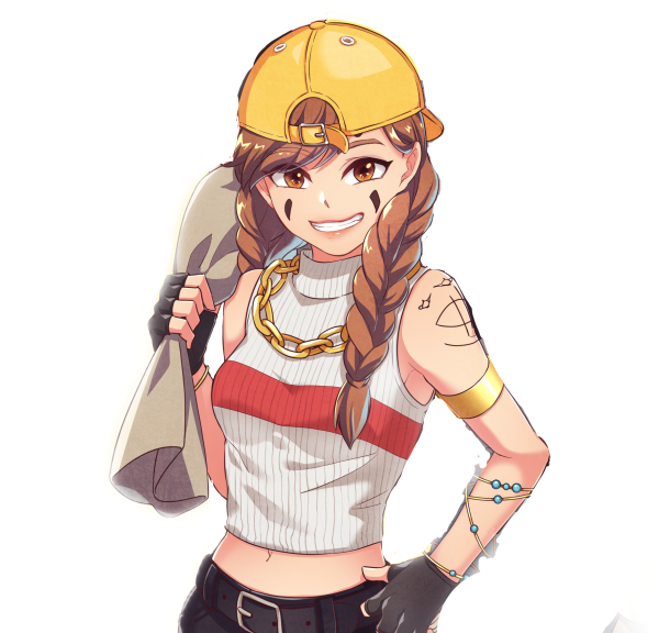 Добытчица ФОРТНАЙТ арт