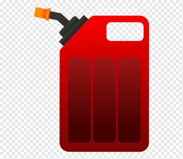 Канистра для бензина без фона