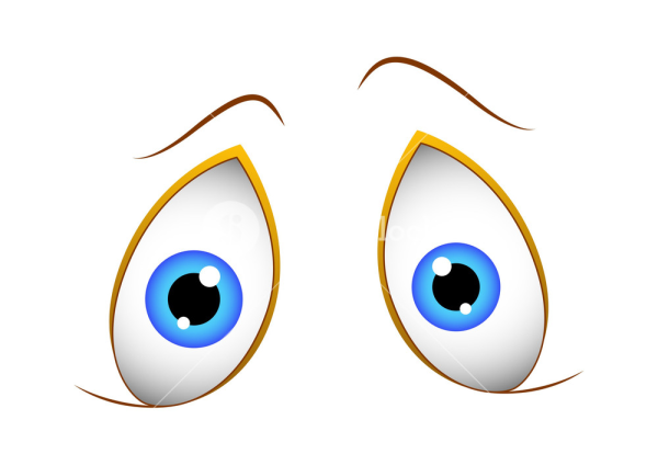 Глазки мультяшные