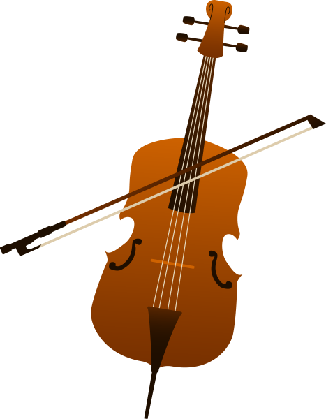 Скрипка мультяшная