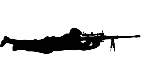 Силуэт солдата