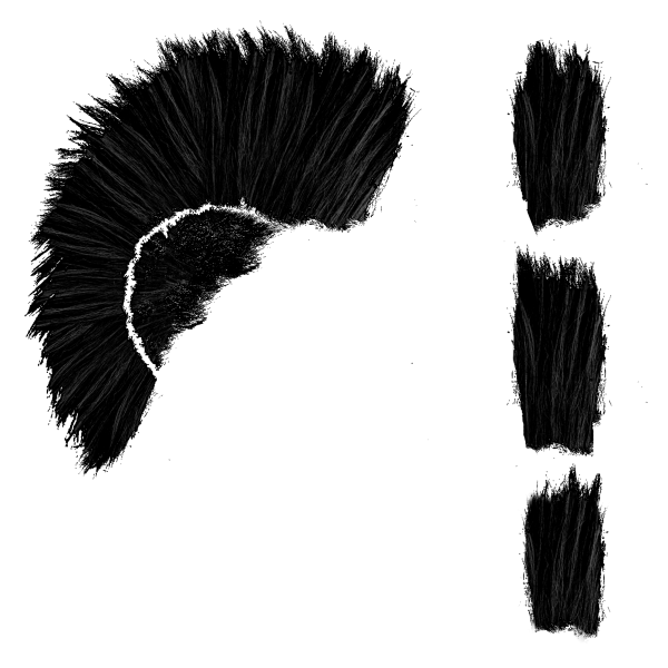 Ирокез на прозрачном фоне