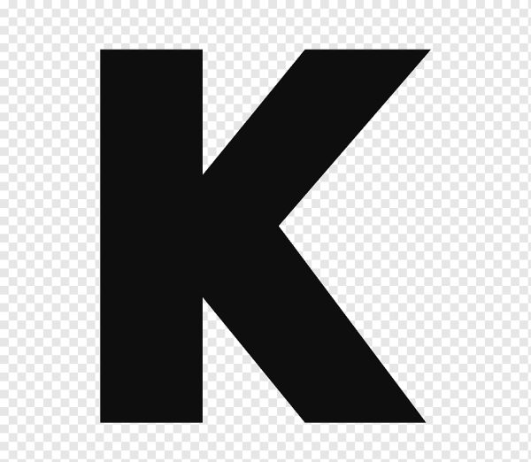 Логотип буква k