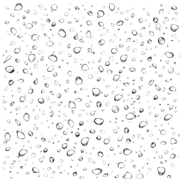 Пузыри на прозрачном фоне