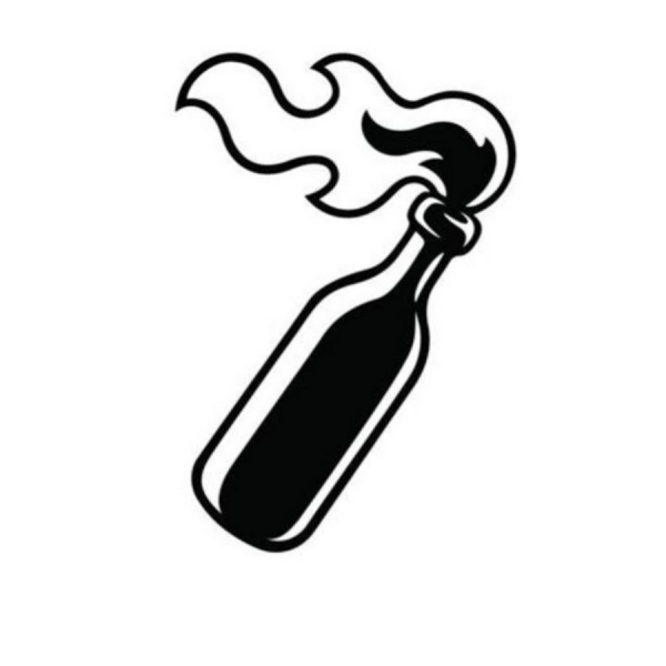 Коктейль Молотова вектор