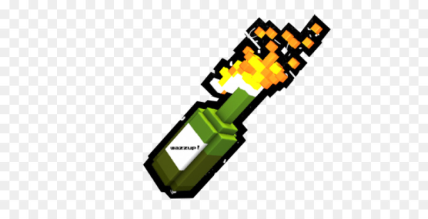 Пиксельная коктейль Молотова