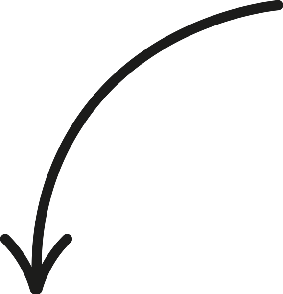 Стрелка черная тонкая