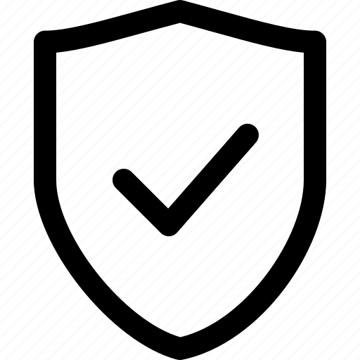 Щит с галочкой icon