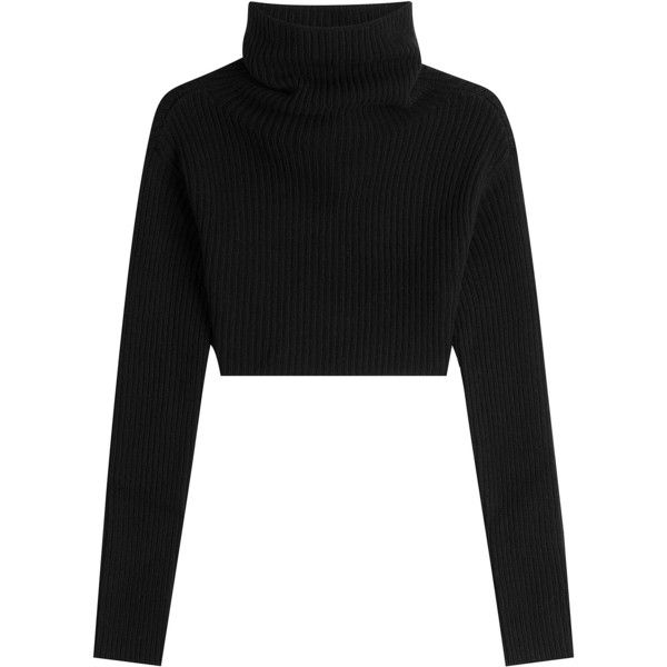 Черный свитер женский