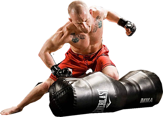 Бойцы MMA на прозрачном фоне