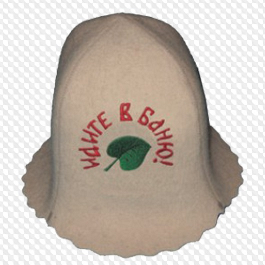 Банная шапочка без фона