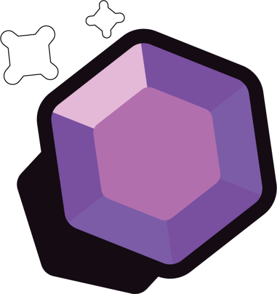 Значок захвата кристаллов Браво старс