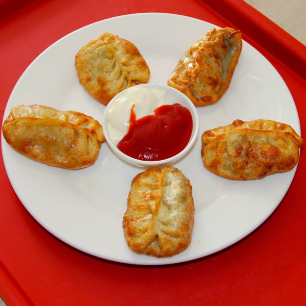 Манты жареные