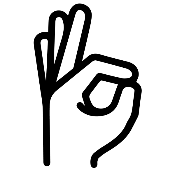 Знак ок пальцами