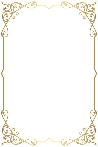 Рамка Золотая Узорная