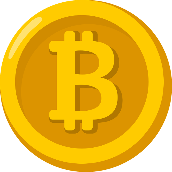 Биткоин нарисованный