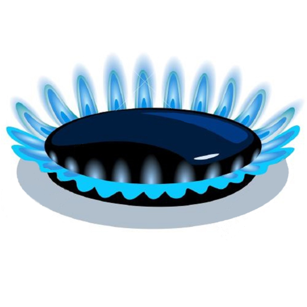 Газовая конфорка без фона