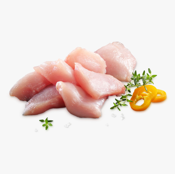 Мясо птицы на белом фоне