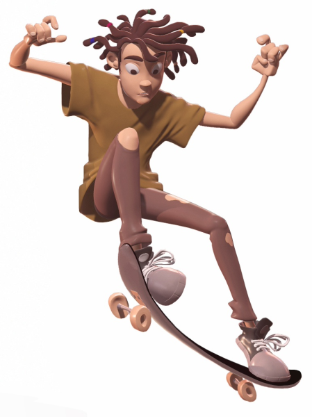 3d иллюстрация персонаж