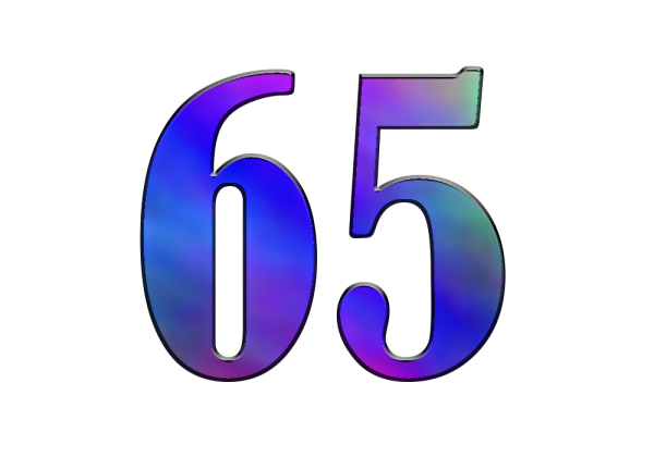 65 Лет цифры