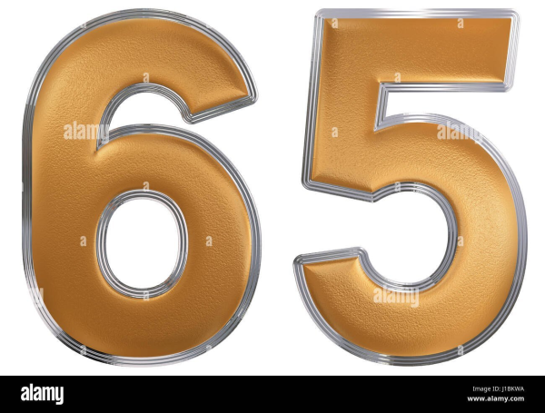 65 Лет цифры