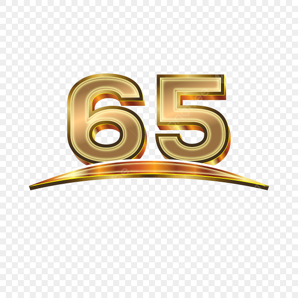 Цифра 35 Золотая