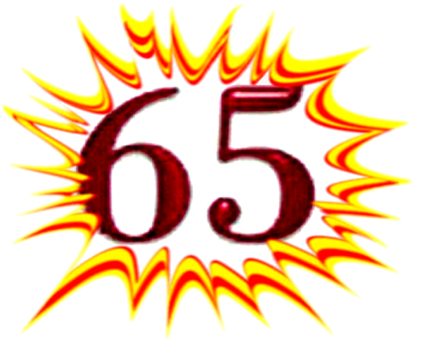 65 Лет цифры
