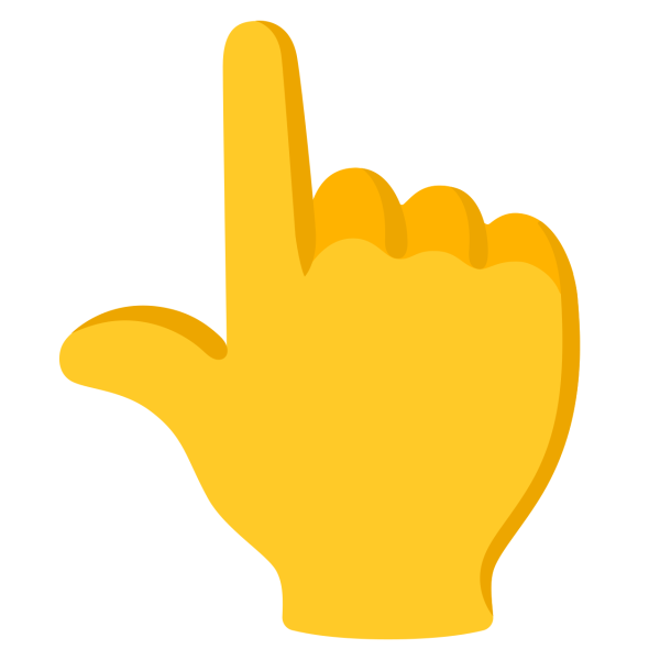 Эмодзи палец
