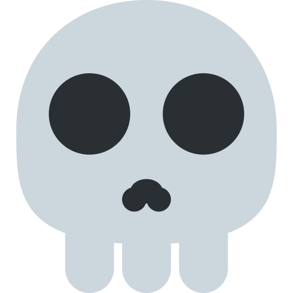 Скелет эмодзи