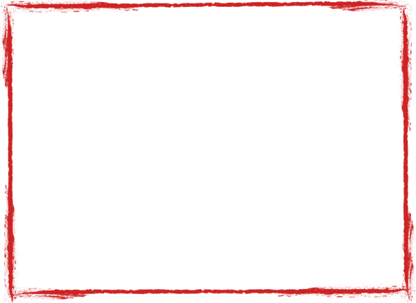 Красная рамка на прозрачном фоне