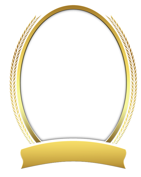 Овальная рамка для портрета