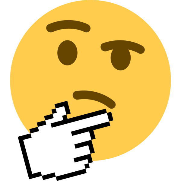 Задумчивый смайлик