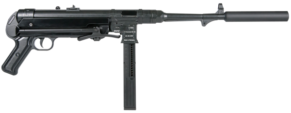 Автомат МП-40 Шмайсер с глушителем