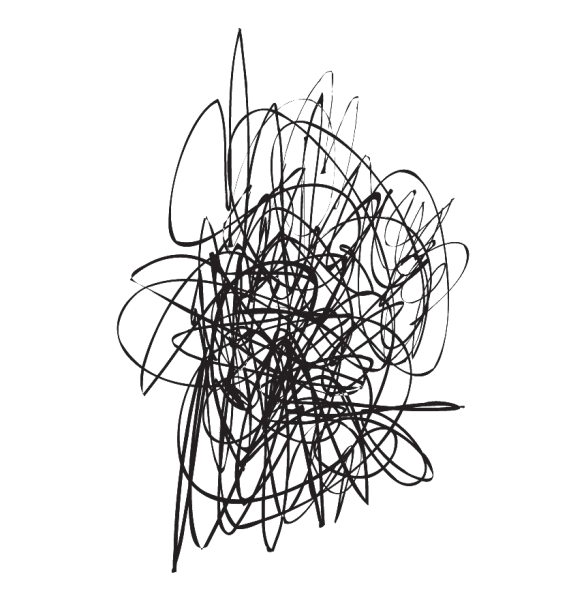 Каракули карандашом