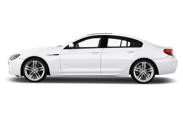 BMW сбоку белый