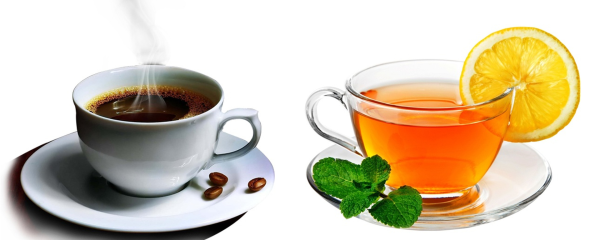 Чай на белом фоне