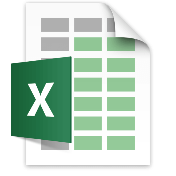 Значок файла excel