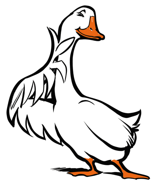 Гусь картинка для детей