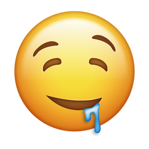 Смайлик со слюной
