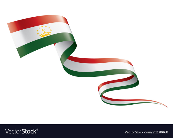 Флаг Таджикистана лента