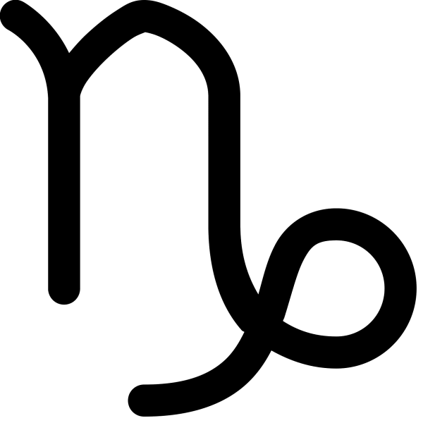 Козерог знак зодиака значок