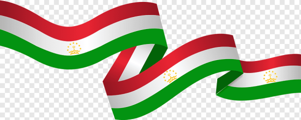 Флаг Таджикистана ленточка