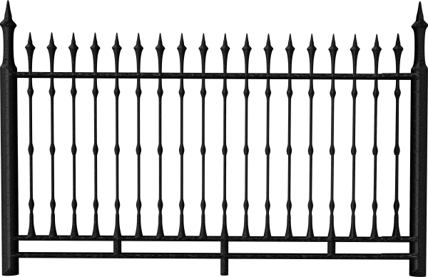 Забор решетка металлический