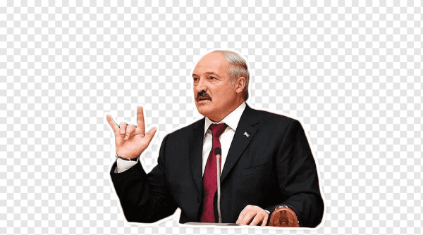 Александр Лукашенко на белом фоне
